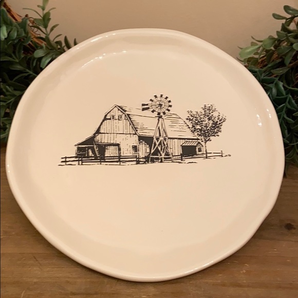 Other - Modern Farmhouse Country Farm Barn Ceramic Plate